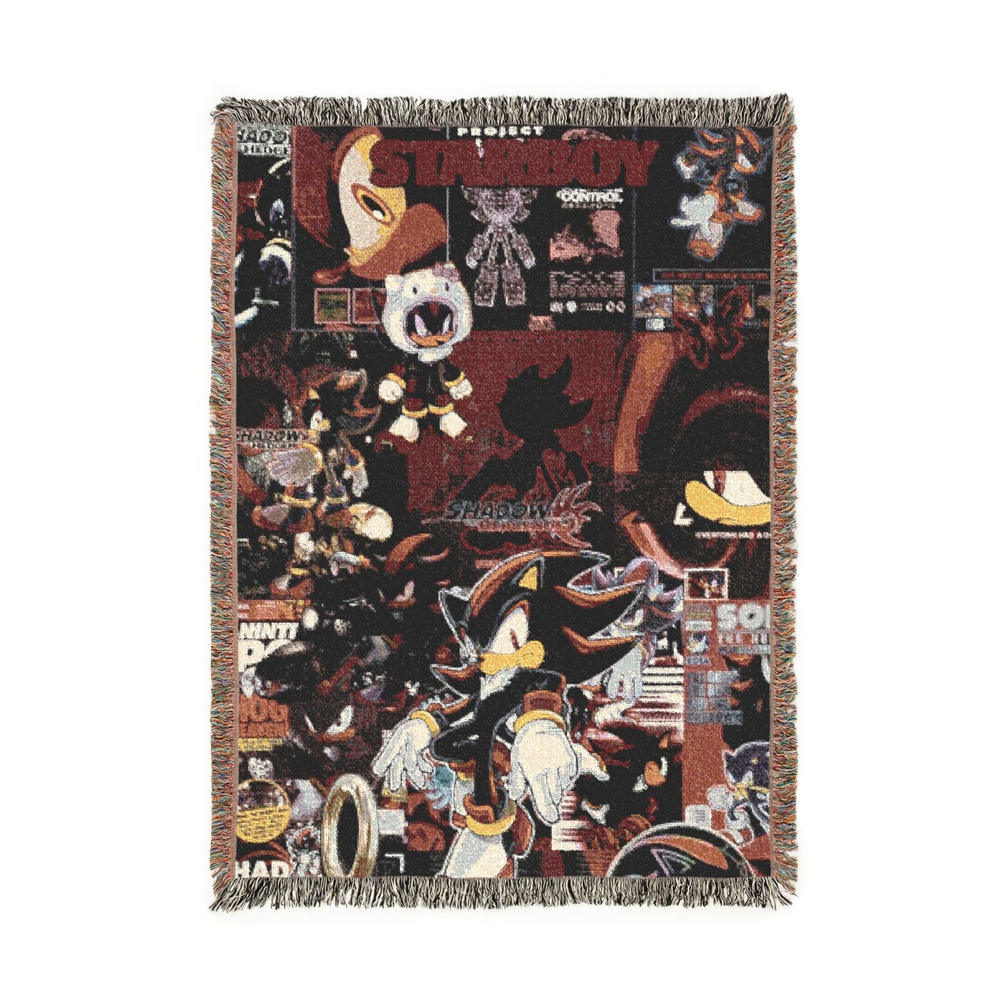 Vintage Shadow the Hedgehog Tapestry